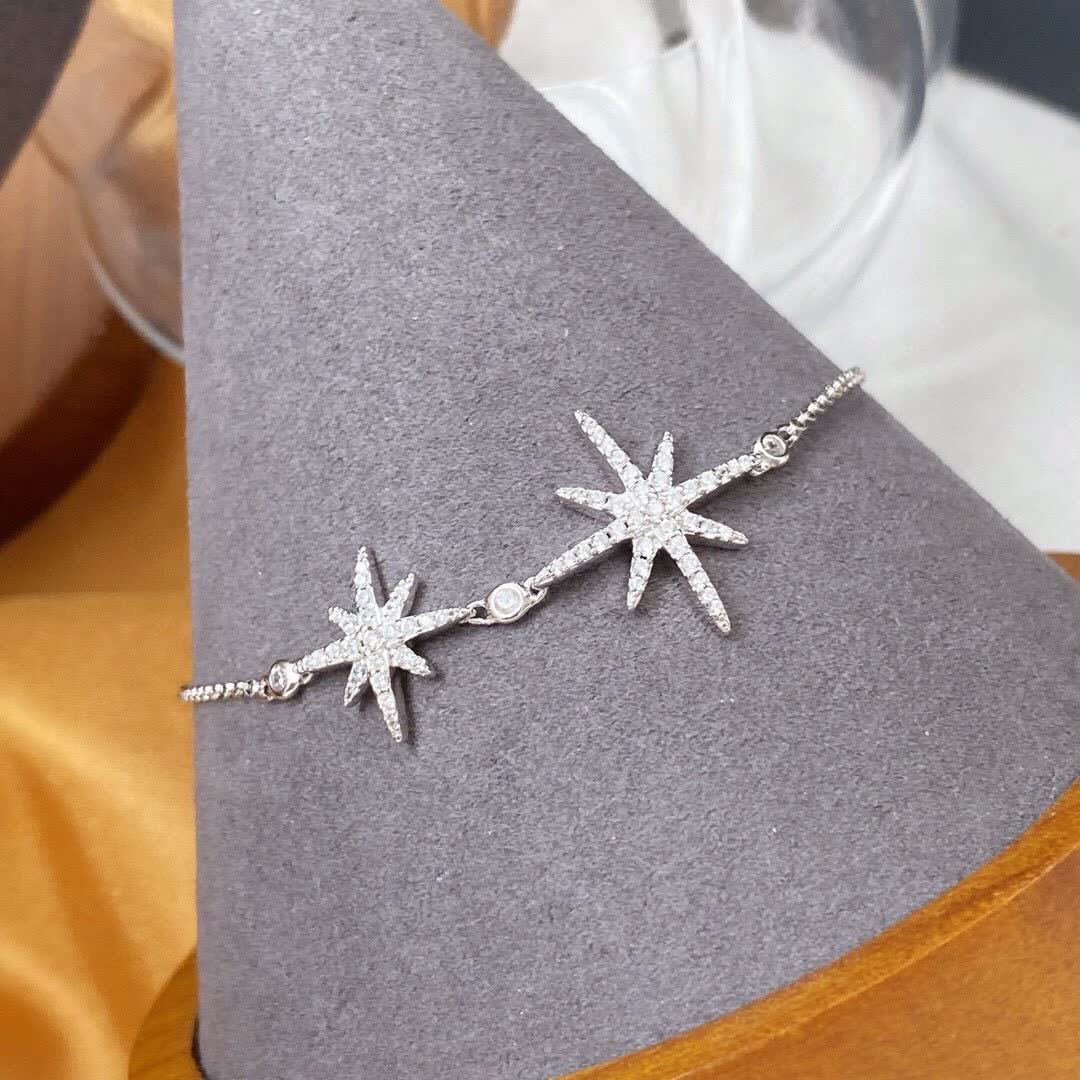 APM Monaco Silver Star Bracelet